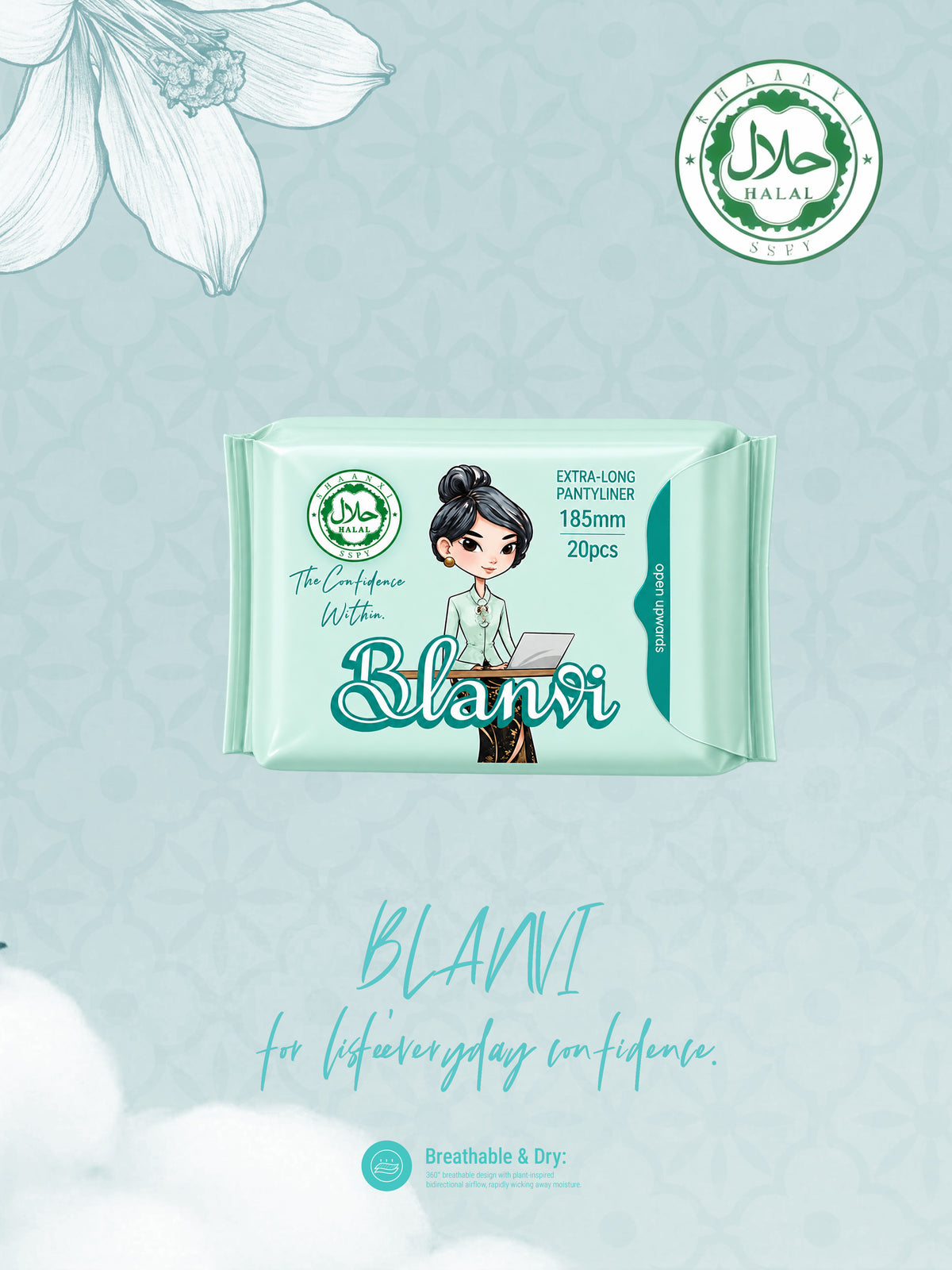 EXTRA-LONG PANTYLINER 185MM